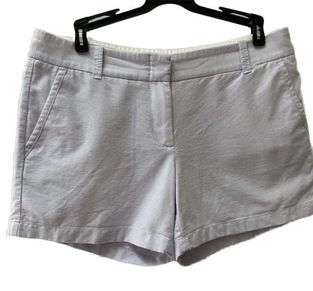 J.Crew 100% Cotton Women's Lavender 4” inseam Shorts Size 6